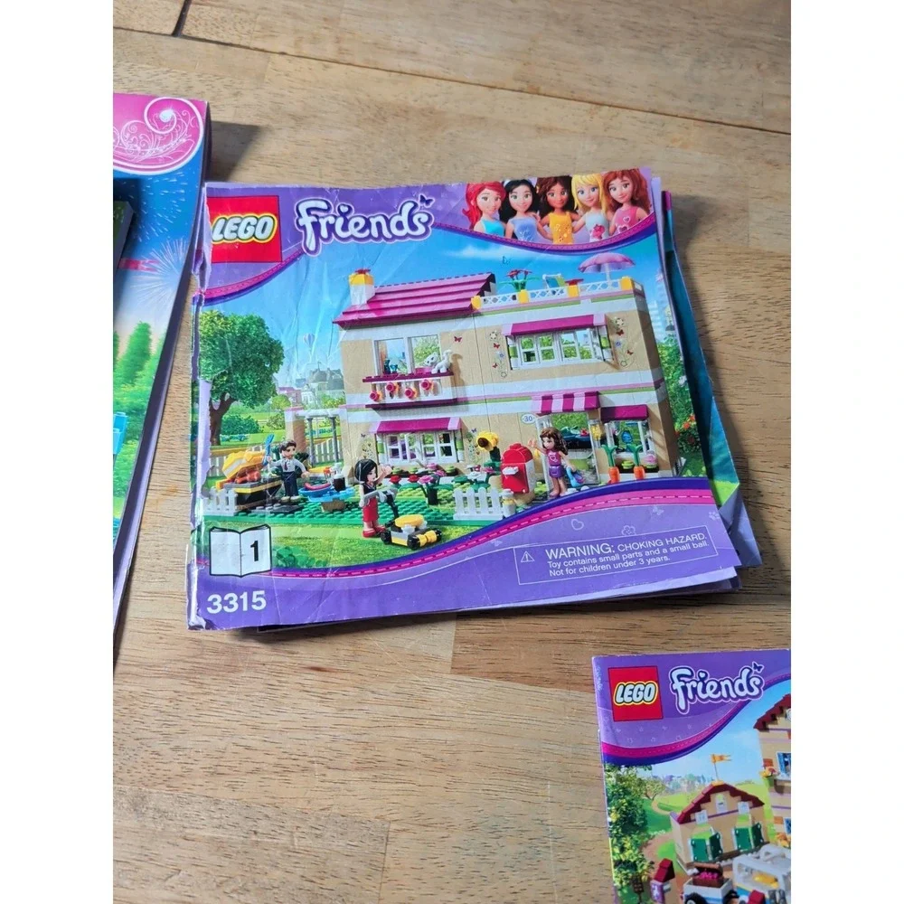 LEGO FRIENDS Instruction Manuals: Lot of‎ 16 Booklets, 41007 41055 3063 And More